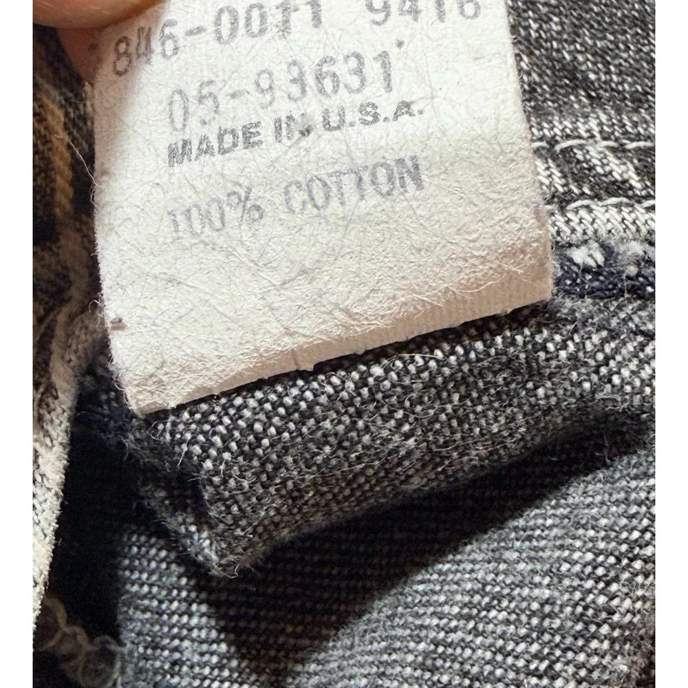 Vintage Osh Kosh B'gosh Denim Overalls, acid wash black denim     Sz 24 months.